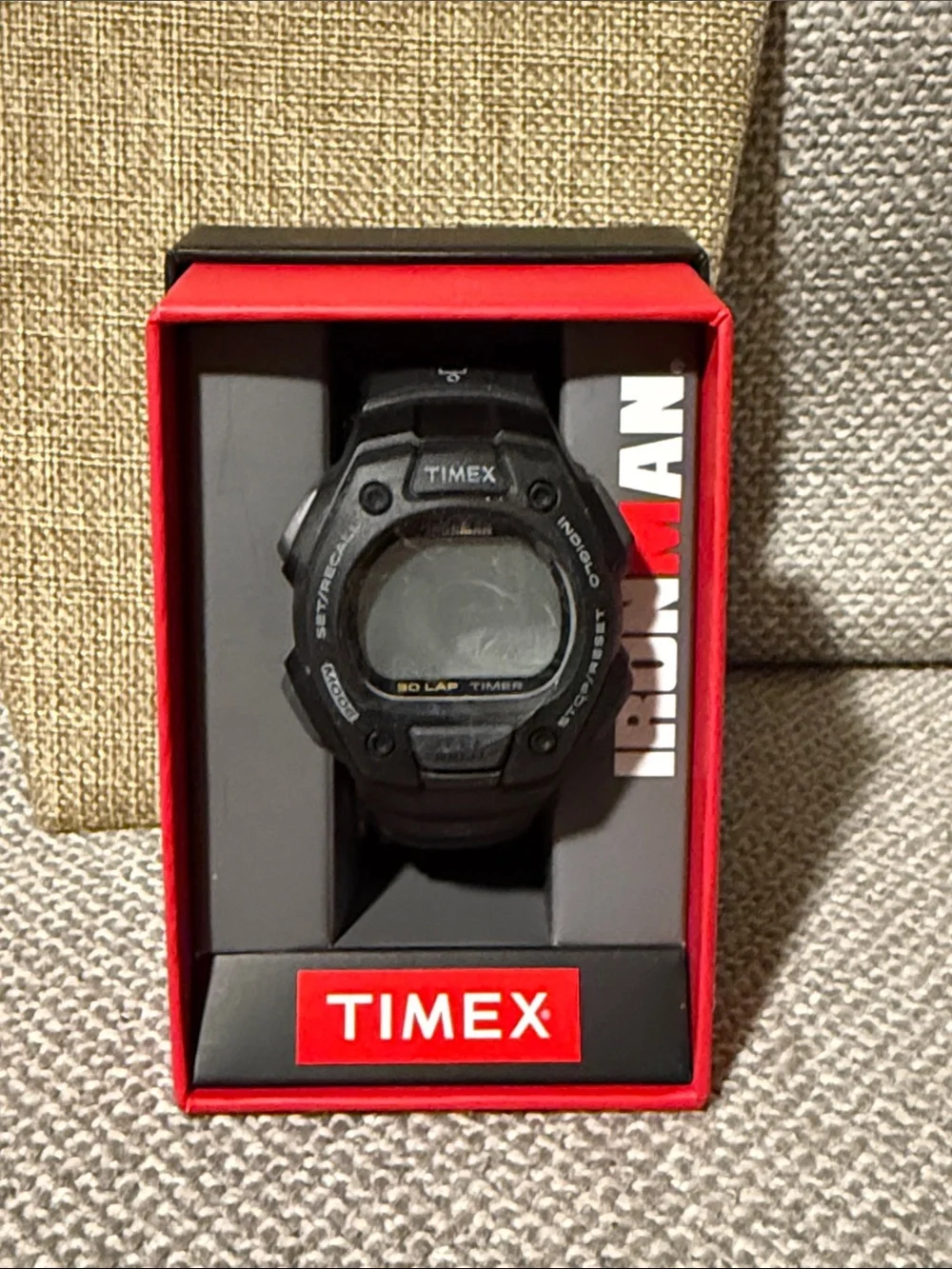Timex Ironman Black and Red Digital Sport Watch Classic 30 needs battery